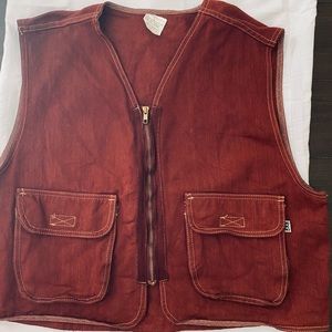 Vintage BOCA Hunting Fishing Tactical Zip Up Vest Size Med/Lg Made In Canada